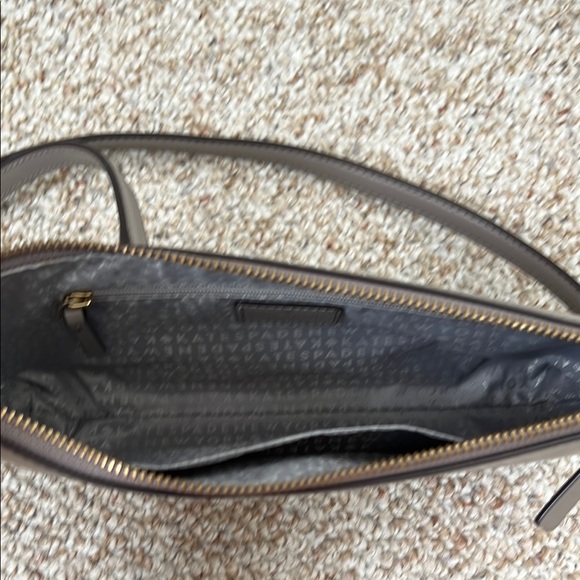 Kate Spade Gray / Light Purple Crossbody Bag with Chain Strap - Picture 4 of 10